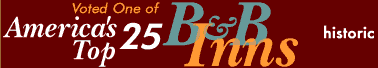 Voted one of America's top 25 country inns!